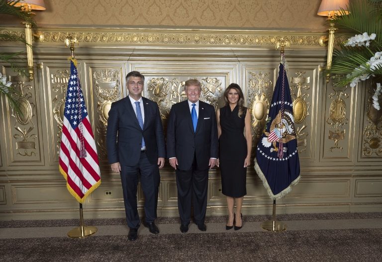 Plenković objavio fotografiju s Donaldom i Melanijom Trump