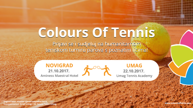 COLOURS OF TENNIS Humanitarni teniski turnir parova u Novigradu i Umagu