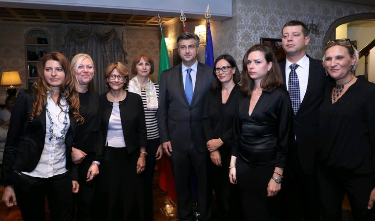 Plenković se sastao s predstavnicima Hrvata u Italiji