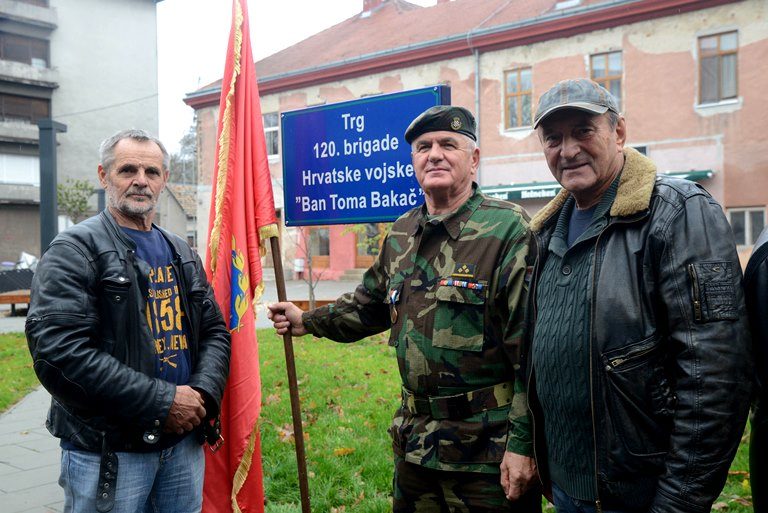 Sisak dobio Trg 120. brigade Hrvatske vojske “Ban Toma Bakač”