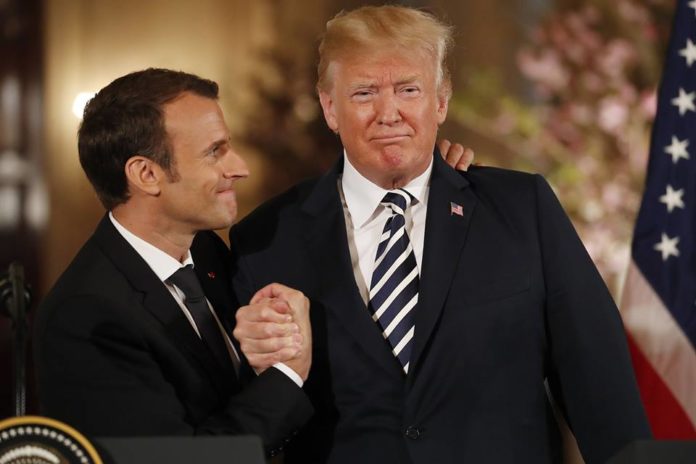 Trump, Macron