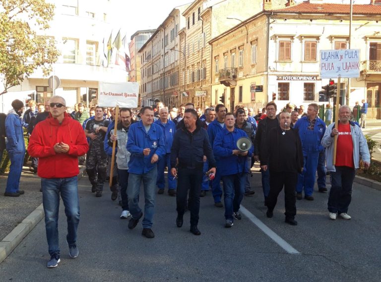 Uljanik: Radnici počeli dobivati minimalac za rujan, štrajk se ne prekida do isplate punog iznosa