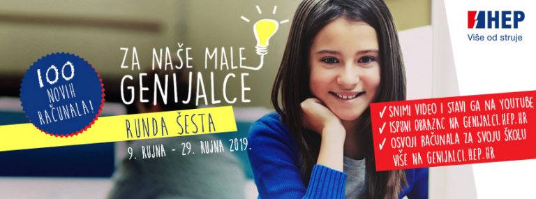 Nova runda akcije Za naše male genijalce – prijavite se i vi!