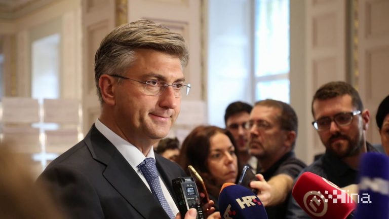 Premijer Plenković obratio se novinarima nakon završetka aktualnog prijepodneva