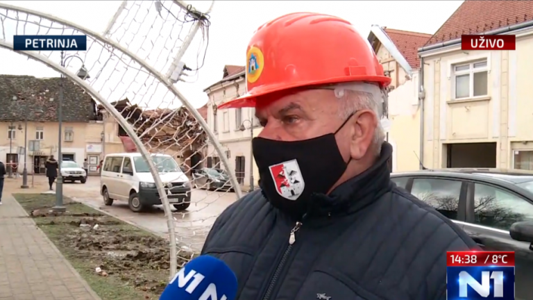 Blokiran centar Petrinje, gradonačelnik ne isključuje mogućnost evakuacije