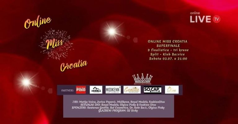 Veliko superfinale izbora “Online Miss Croatia”