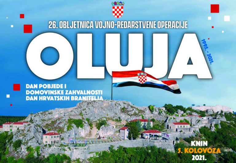 Svečano obilježavanje 26. obljetnice VRO Oluja u Kninu