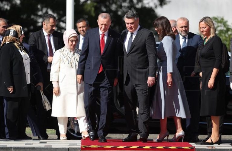 Erdogan stigao na Pantovčak