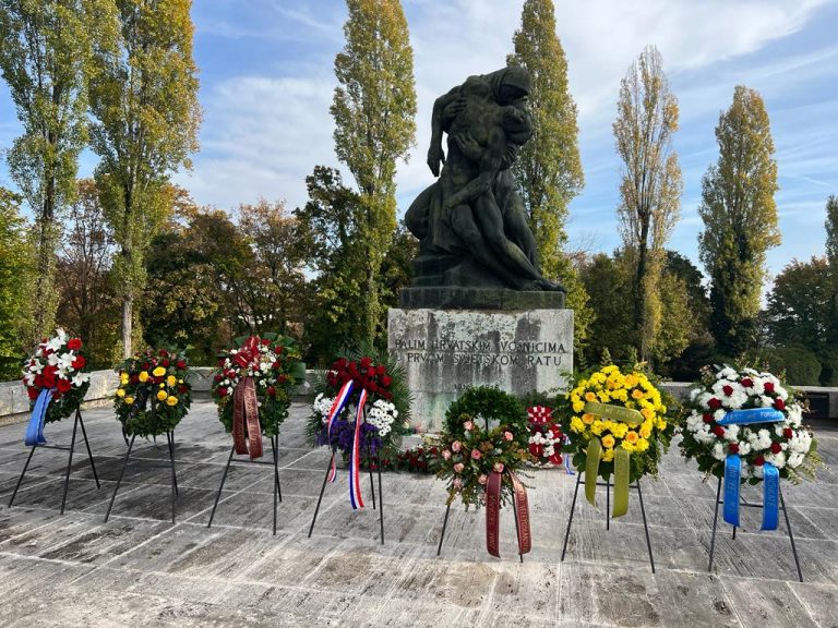 Obilježena 104. godišnjica završetka Prvog svjetskog rata na Mirogoju